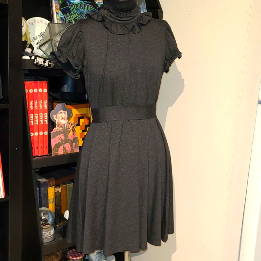 The Jewelbox Dress Co. The Violet Dress Smokey Gray NWT